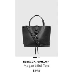 Rebecca Minkoff Black Textured Tote